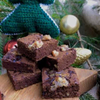 Brownies aus Kastanien aus dem Trentino und Zartbitterschokolade - (c) Trentino Marketing