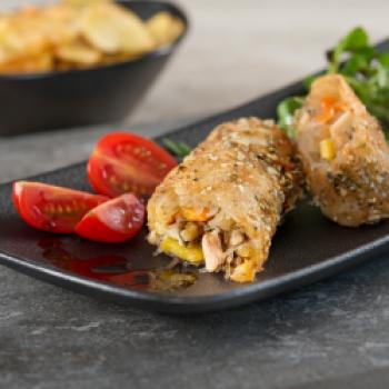 Steirische Frühlingsrolle - (c) Stefan Kristoferitsch mit freundlicher Genehmigung der Gemeinschaft Steirisches Kürbiskernöl g.g.A.