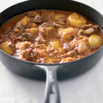 Tomaten Bredie, Eintopf mit Hammel, Lamm oder Hühnerfleisch - (c) Dirk Peters / Südafrikanische Weininformation