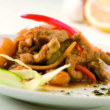 Steirischer Wok - (c) Stefan Kristoferitsch mit freundlicher Genehmigung der Gemeinschaft Steirisches Kürbiskernöl g.g.A.