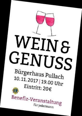Benefiz-Veranstaltung des Lions-Team-Pullach aufmerksam machen Benefiz-Veranstaltung des Lions-Team-Pullach aufmerksam machen