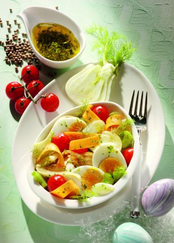 Fenchelsalat mit Ostereiern - (c) Wirths PR Fenchelsalat mit Ostereiern - (c) Wirths PR