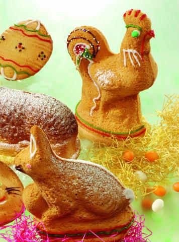 Hahn und Osterhase - (c) www.ostermenue.de Hahn und Osterhase - (c) www.ostermenue.de