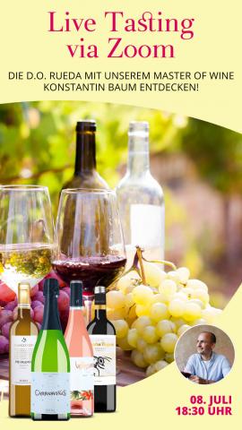 Rueda live Tasting mit Master of Wine Konstantin Baum - (c) BELViNi