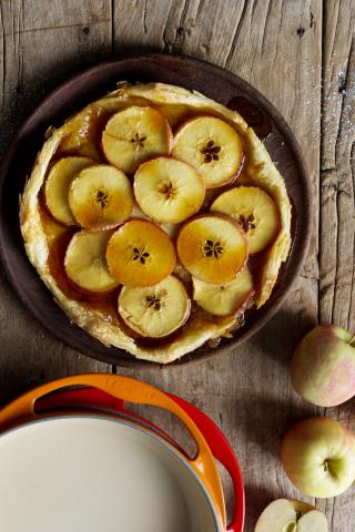 Tarte Tartin mit Apfel - (c) Le Creuset Tarte Tartin mit Apfel - (c) Le Creuset