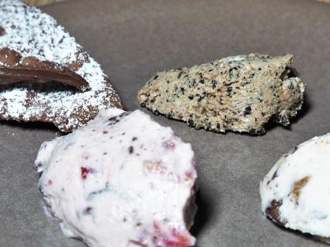 ‚Falsche‘ Cannoli mit drei Füllungen - (c) Jörg Bornmann