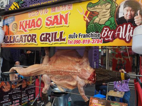 Zarter Alligator to go in der Khaosan Road - (c) Sabine Ludwig