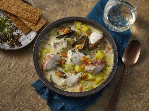 Isländisches Clam Chowder - (c) DeutscheSee Fischmanufaktur Isländisches Clam Chowder - (c) DeutscheSee Fischmanufaktur