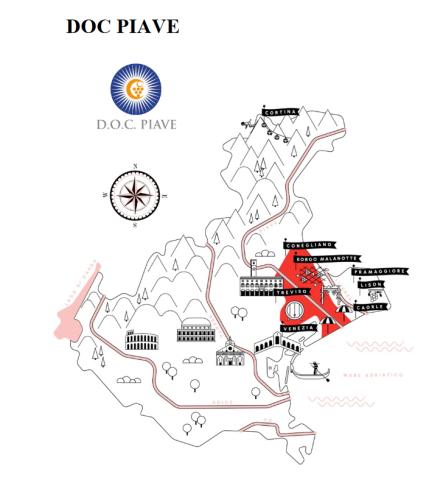 DOC Piave - bewundern Sie das Weinbausystem Bellussera - (c) Consorzio Vini Venezia DOC Piave - bewundern Sie das Weinbausystem Bellussera - (c) Consorzio Vini Venezia