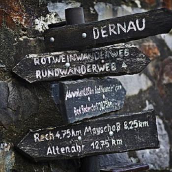 Sie finden an der Ahr mit dem Rhein und der angrenzenden Eifel ein tolles Wander- und Radgebiet - (c) Deutsches Weininstitut