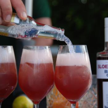 Vom Falstaff 2014 zum Meisterbrenner gekürt hat er für uns zwei verschiedene Gin-Sorten im Gepäck und mischt uns wahlweise einen ‚Sloeberry Gin‘ oder einen ‚Blue Gin‘ mit Fever Tree Tonic. Wir freuen uns bereits auf die Landpartie Dagobertshausen 2018 - (c) Gabi Vögele