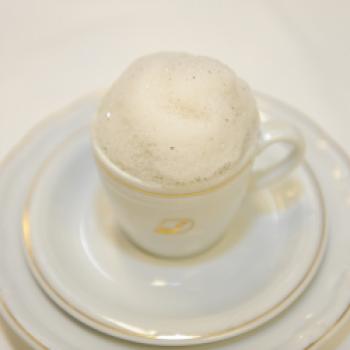 Cappuccino vom Bärlauch mit Spitzmorchelschaum - (c) TrendExpress