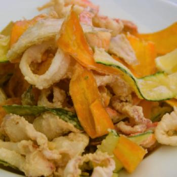 Sardellen, Sardinen und Meeresfrüchte werden z.B. als Fritto misto dell' Adriatico serviert - (c) Gabi Vögele
