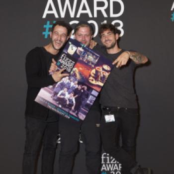 Gewinner in der Kategorie Trendkonzept des Jahres: Johannes Riffelmacher, Thomas Kosikowski und Tobi Beck von Salt & Silver – Zentrale, Hamburg - (c) Daniel Schäfer