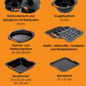 Übersicht Antihaft-Backformen von Le Creuset - (c) Le Creuset