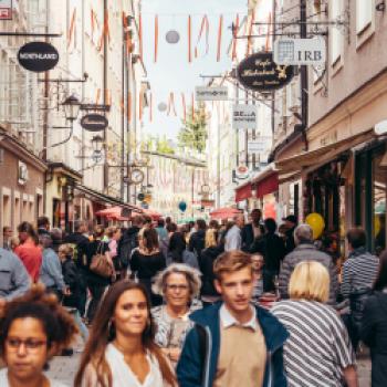 „Summer & The City“ ist das Motto des diesjährigen 40. Altstadtfestes Linzer Gasse in der Salzburger Altstadt - (c) Michael Geissler