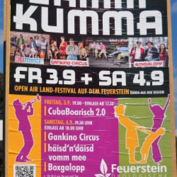 Die Verbundenheit zur Region verfolgt man mit der Veranstaltung ‚ZAMM KUMMA – Das fränkische ökologische Land-Festival‘ - (c) Jörg Bornmann