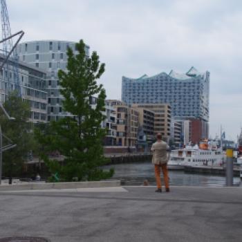 Die Elbphilharmonie in Hamburg - Hafen und Elphie wirken, als hätten sie schon immer zusammen gehört - (c) Jörg Bornmann