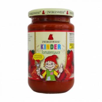 Kinder-Tomatensauce von Zwergenwiese - Zwergenwiese erweckt bei Eltern den Eindruck, die Rezeptur der Tomatensauce sei kindgerecht. Dabei enthält die Sauce fast 20 Gramm Zucker pro Portion – mehr als doppelt so viel wie die normale Zwergenwiese-Tomatensauce für Erwachsene - (c) foodwatch