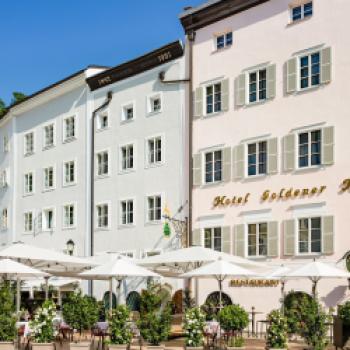 Karajans Tisch Nummer vier im Restaurant 'Goldener Hirsch' in Salzburg – Geschichte und Luxus - (c) Goldener Hirsch