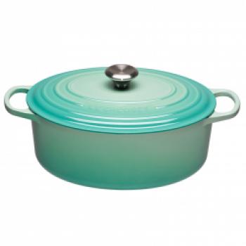 Le Creuset Bräter Signature oval, 31 cm, cool mint 299,00 €