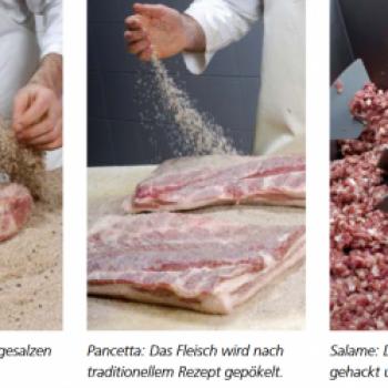 Die Zubereitung der drei Salumi Spezialitäten der Provinze Piacenca - (c) Italienische Handelskammer für Deutschland