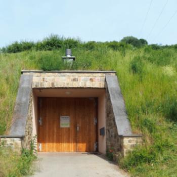 Der Weinkeller wiederum ist komplett unter der Erde, Ressourcen schonend, in den Berg gebaut - (c) Jörg Bornmann