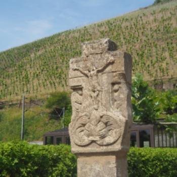 Auch im Weingut Cantzheim in Kanzem stößt man auf harte Kontraste. Weingutchefin Anna Reimann erweiterte das ehemalige Barockkloster - (c) Jörg Bornmann