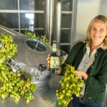 Nur zu den Hopfenwochen - das Hopfenpflücker Märzen der Bürgerbräu Hersbruck - (c) Frank Boxler