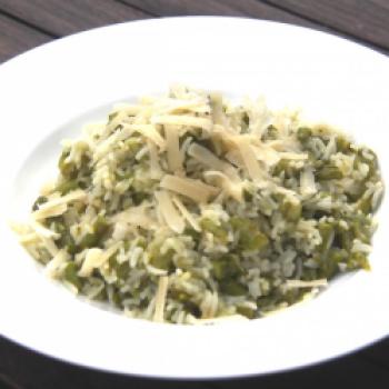 Riso Agli Asparagi, besonders geschmackvoll mit Pecorino aus der Maremma - <a href="https://www.genussfreak.de/riso-agli-asparagi" target="_blank">zum Rezept</a> - (c) Jörg Bornmann