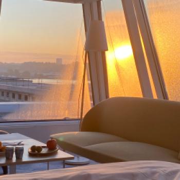 Aussicht von Zimmer 501 im Seeko'o Hotel in Bordeaux - (c) Thomas Rentschler