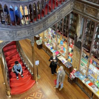 Im Buchladen „Livaria Lello“ - (c) Eva-Maria Mayring