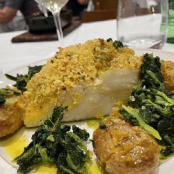 Bacalhau mit Spinat und Kartoffeln - (c) Eva-Maria Mayring