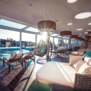 Die Chiemgau Thermen in Bad Endorf sind ein echtes Juwel, ein kuscheliger Rückzugsort an trüben Tagen - (c) Ulrike Engel