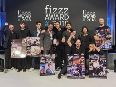 Die Gewinnergruppe des Fizzz Awards 2018 - (c) Daniel Schäfer Die Gewinnergruppe des Fizzz Awards 2018 - (c) Daniel Schäfer