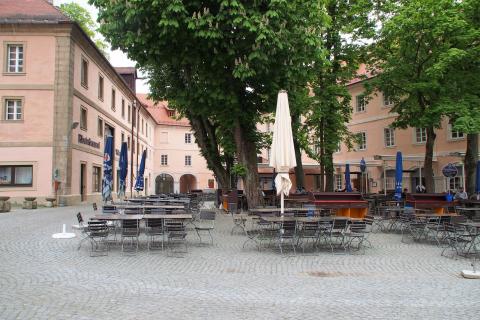 Leere Biergärten und Brauereigasthäuser durch Corona - (c) Jörg Bornmann