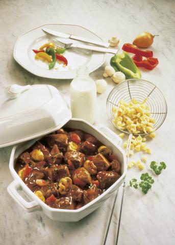 Pilz-Rahmgulasch in Biersauce - (c) Wirths PR Pilz-Rahmgulasch in Biersauce - (c) Wirths PR