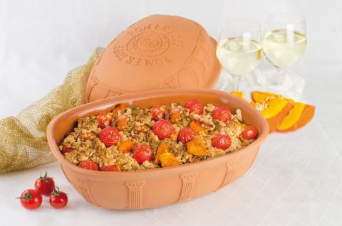 Kürbis-Crumble im RÖMERTOPF® Bräter - (c) RÖMERTOPF® Kürbis-Crumble im RÖMERTOPF® Bräter - (c) RÖMERTOPF®