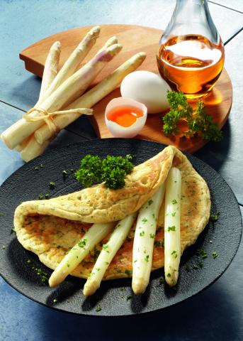 Spargel-Omelette - (c) Wirths PR Spargel-Omelette - (c) Wirths PR