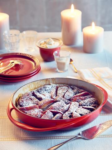 Weihnachtliche Tarte Tatin - Rezept von Le Creuset Weihnachtliche Tarte Tatin - Rezept von Le Creuset