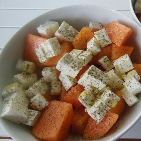 Karpoúzi me feta (Wassermelone mit Feta) - (c) Pixabay Karpoúzi me feta (Wassermelone mit Feta) - (c) Pixabay