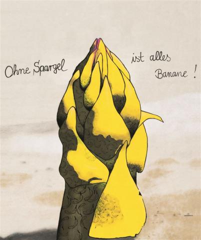 Ohne Spargel ist alles Banane, zumindest in Schwetzingen - (c) Tobias Schwerdt Ohne Spargel ist alles Banane, zumindest in Schwetzingen - (c) Tobias Schwerdt